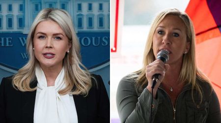Marjorie Taylor Greene slams Karoline Leavitt for 'not ruling out draft' over Iran military service