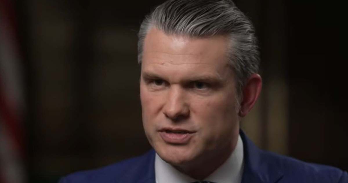 Defense Secretary Pete Hegseth spoke about the state of the war with Iran and US military capabilities during a ‘60 Minutes’ interview on Friday, March 6 (@60minutes/YouTube)