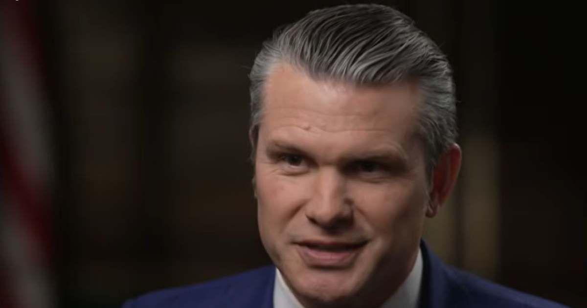 Pete Hegseth said mounting pressure could force Iran to accept US terms (@60minutes/YouTube)