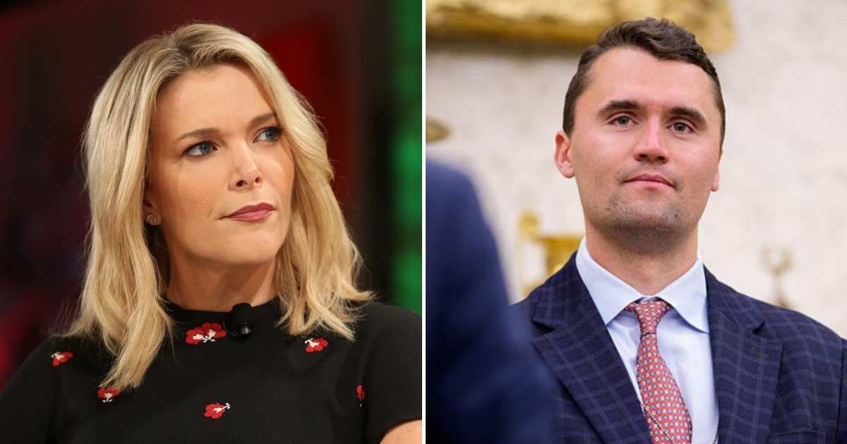 Megyn Kelly resurfaced an old Charlie Kirk tweet warning about a possible war with Iran (Getty Images)