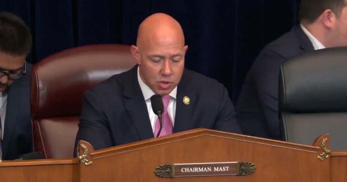 Brian Mast said Congress has 'real things' like the Iran threat to address, calling Biden-era DEI grants embarrassing spending during national security challenges (Screengrab/X/@CollinRugg)