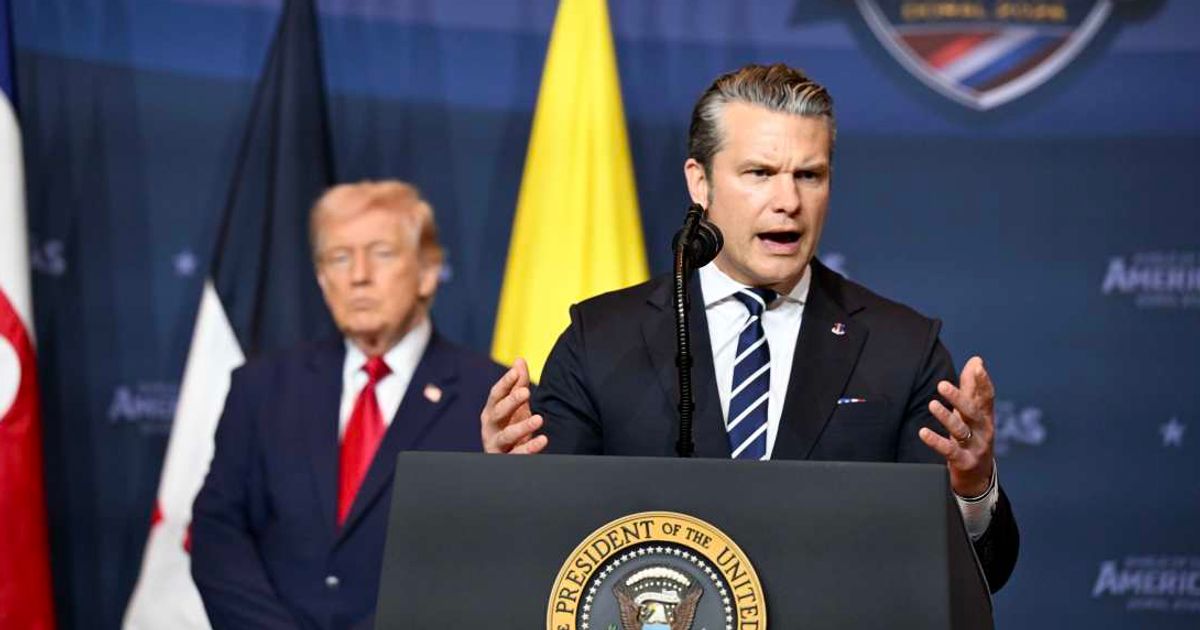 Pete Hegseth declined to confirm reports Iran’s new leader was wounded and warned Tehran against pursuing nuclear weapons as US-Israeli strikes intensified (Getty Images)
