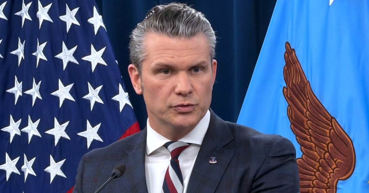 Defense Secretary Pete Hegseth's Defense Department is facing scrutiny for spending a whopping amount on luxury food (AP Photo/Konstantin Toropin)