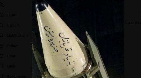 Fact Check: Did Iran write 'In memory of victims of Epstein Island' on missile fired at Israel?