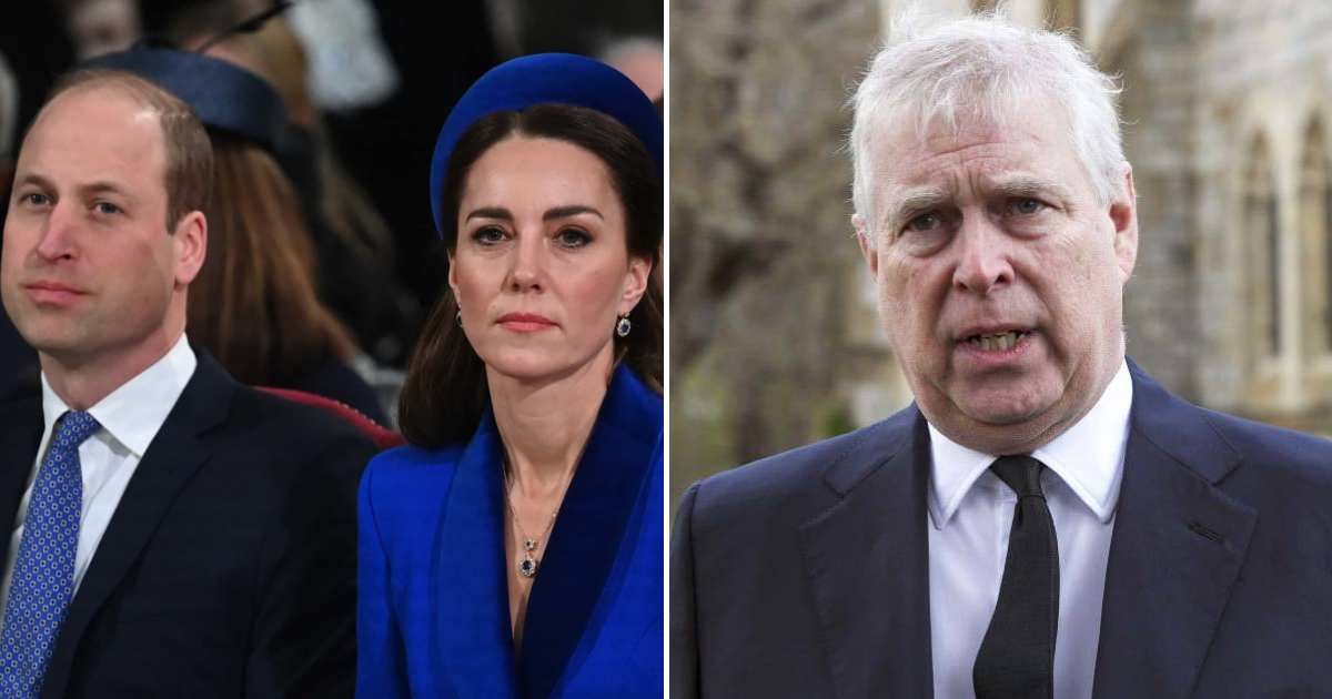 Prince William and Kate Middleton encountered protests against Prince Andrew at an annual event at Westminster Abbey. (Getty Images)