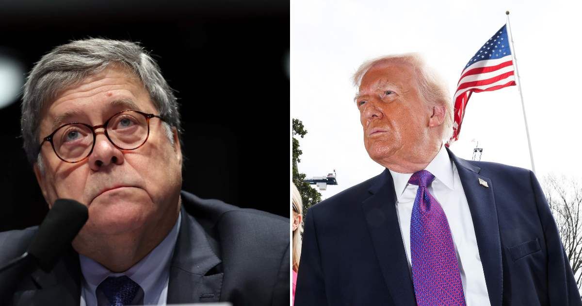 President Donald Trump maintained that the 2020 election was 'rigged', even after former Attorney General William Barr said no widespread fraud had been found (Getty Images)