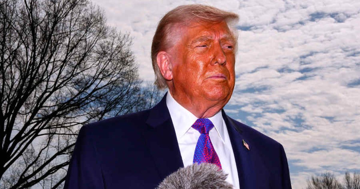 Donald Trump spoke to reporters about the ongoing US operation targeting Iran’s military capabilities (AP Photo)