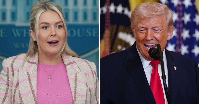 Trump praises Karoline Leavitt as ‘perhaps the best press secretary’ at Women’s History Month event