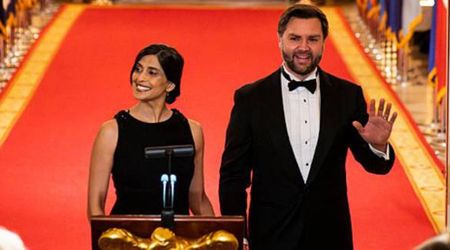 JD and Usha Vance dine out in Washington, leave Second Lady coins for staff