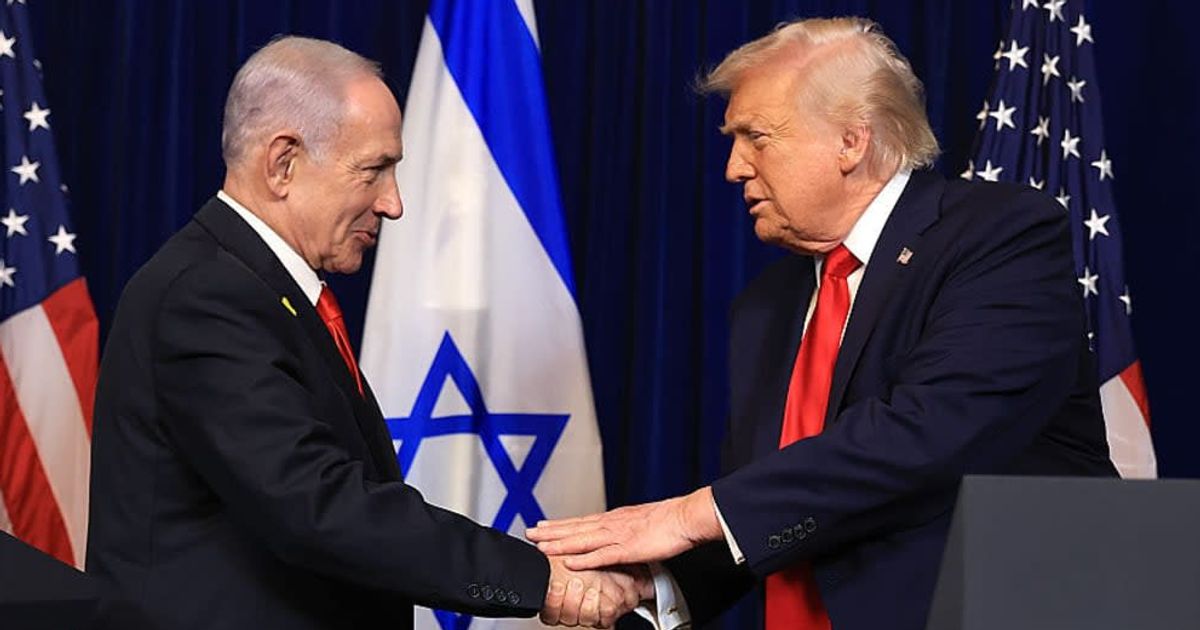 Israeli Prime Minister Netanyahu leaned on his alliance with former President Trump as Israel conducted joint military operations with the US (Getty Images)