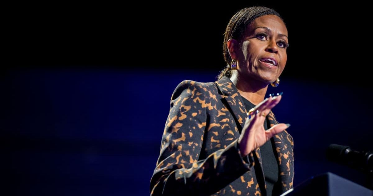 A viral social media rumor claims that Michelle Obama was once registered to vote as a man (Getty Images)