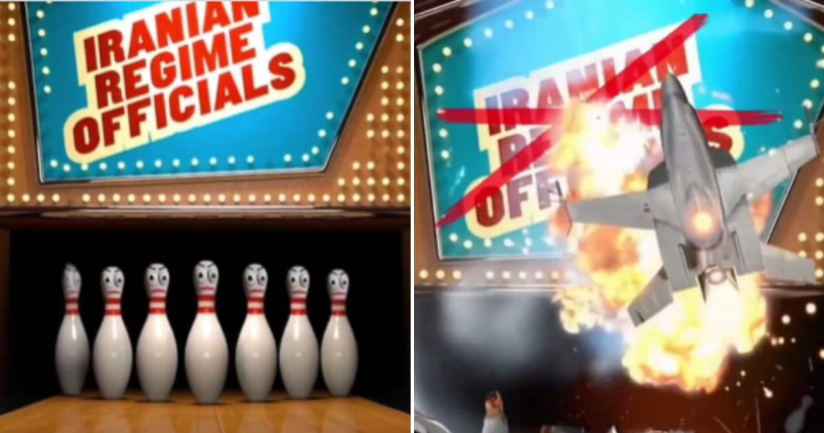 The White House shared a 30-second video of Pete Weber knocking down pins with 'Free Bird' playing, captioned 'STRIKE,' which has drawn about 39.8 million views (X/WhiteHouse)