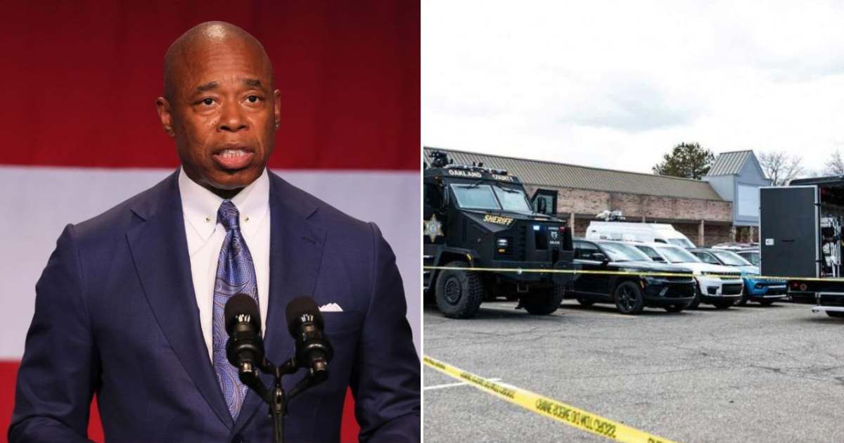 Former New York City Mayor Eric Adams spoke out after the March 12 attack at Temple Israel synagogue in West Bloomfield, Michigan (Getty Images, AP)