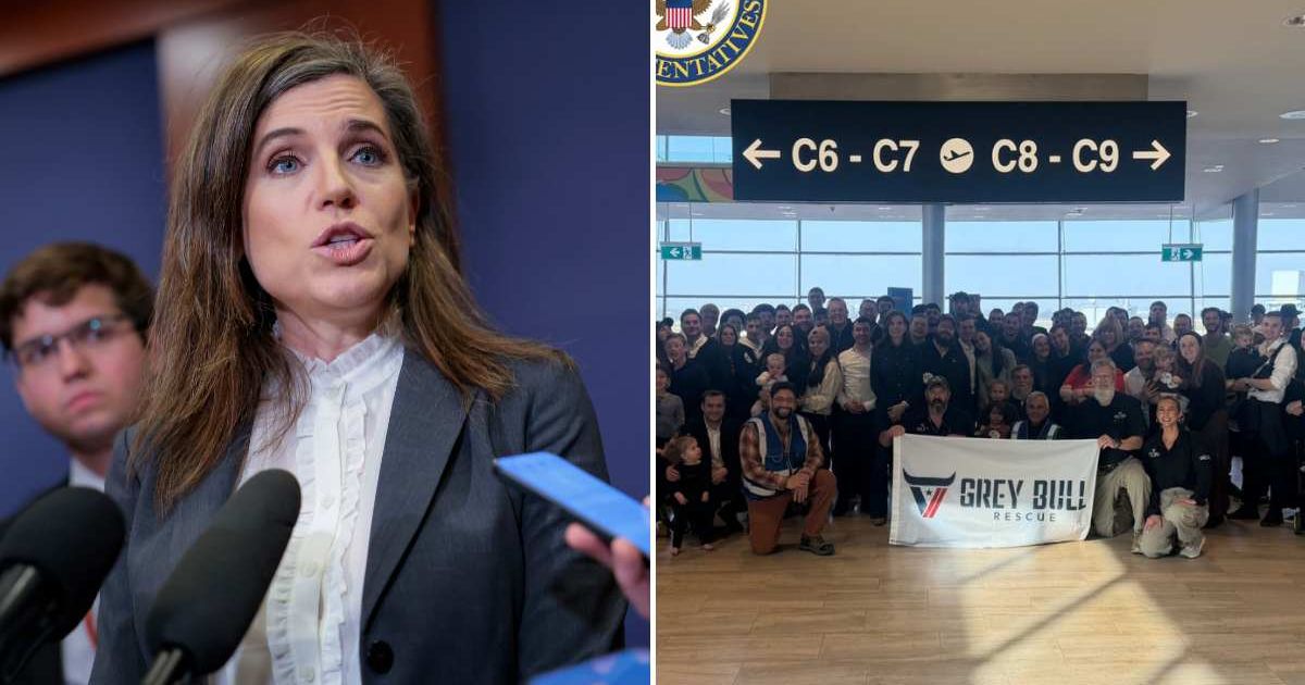 Rep Nancy Mace returned from Israel after helping stranded Americans evacuate. (Getty Images, RepNancyMace/X)