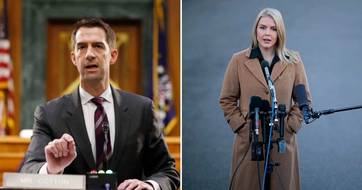 Trump administration officials such as Press Secretary Karoline Leavitt and Senate Intelligence Committee Chairman Tom Cotton said planning for a possible Iranian attempt to close the Strait of Hormuz existed for decades (Getty Images)