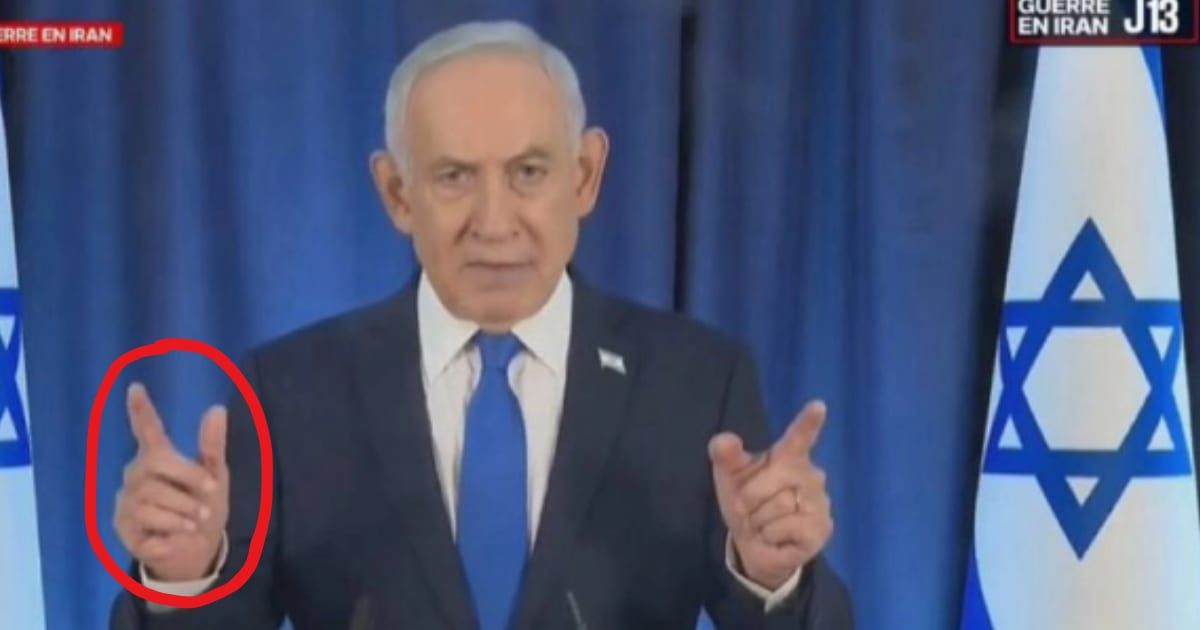 Viral claims about a government-released video allegedly showing Netanyahu with 6 fingers spark death rumors (@GPOIsrael/YouTube)

