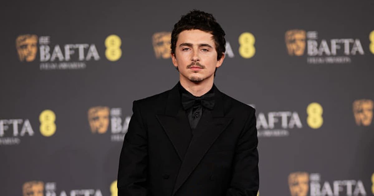 Timothée Chalamet attends the 2026 EE BAFTA Film Awards at The Royal Festival Hall on February 22, 2026, in London (Samir Hussein/WireImage)