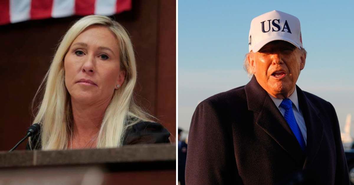 Marjorie Taylor Greene reveals why she longer thinks Trump is worthy of the Nobel Peace Prize (Getty Images)