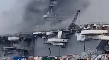 Fact Check: Is the video showing USS Abraham Lincoln on fire after Iranian attack real?