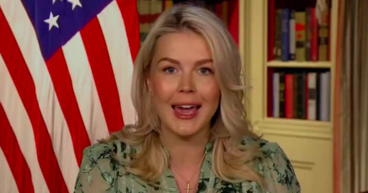 White House Press Secretary Karoline Leavitt spoke during an interview about the US operation targeting Iran’s military and nuclear capabilities (Screengrab/@atrupar/X)