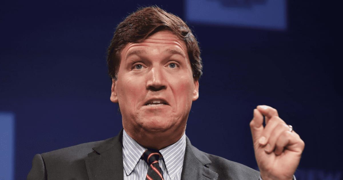 Tucker Carlson said US authorities may pursue arrest after a CIA referral tied to his Iran leader interviews (Getty Images)