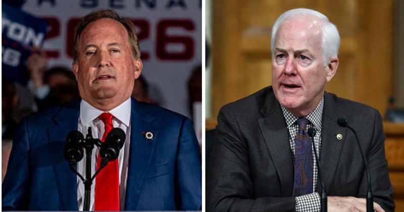 Ken Paxton PAC runs TV ads accusing John Cornyn of 'betraying' Trump amid his Mar-a-Lago visit