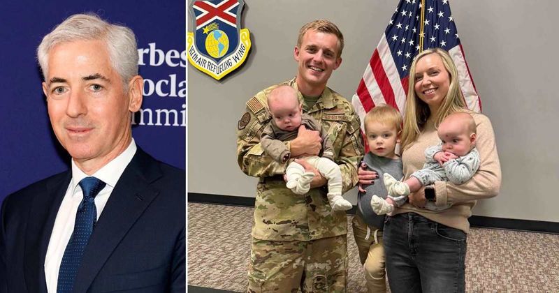 Billionaire Bill Ackman drops $80K on GoFundMe for widow and three kids of fallen Major Alex Klinner