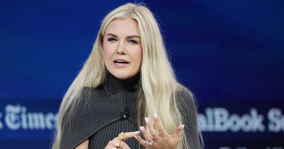 Erika Kirk made the remarks while visiting Arkansas to announce a partnership aimed at adding more chapters of Turning Point USA’s Club America to the state’s high schools (Michael M Santiago/Getty Images)