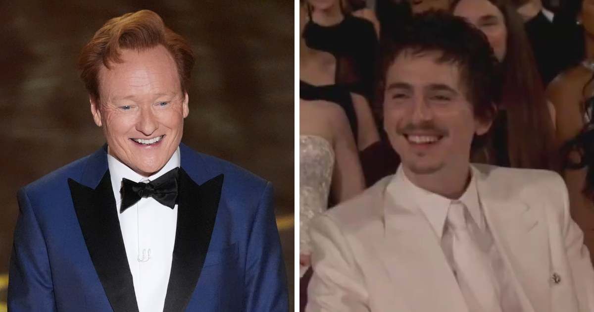 Conan O’Brien joked about Timothée Chalamet’s opera and ballet remarks during his Oscars monologue (AP photos, Screengrab/@PopBase/X)