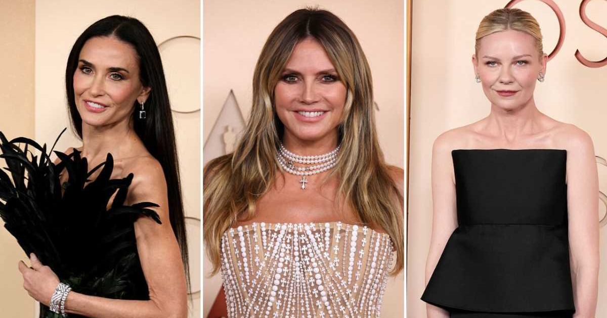 Celebrities including Demi Moore, Heidi Klum and Kirsten Dunst attended the 2026 Oscars at the Dolby Theatre in Los Angeles, where several red carpet looks missed the mark (Kevin Mazur/Getty Images, John Shearer/WireImage, Jeff Kravitz/FilmMagic)
