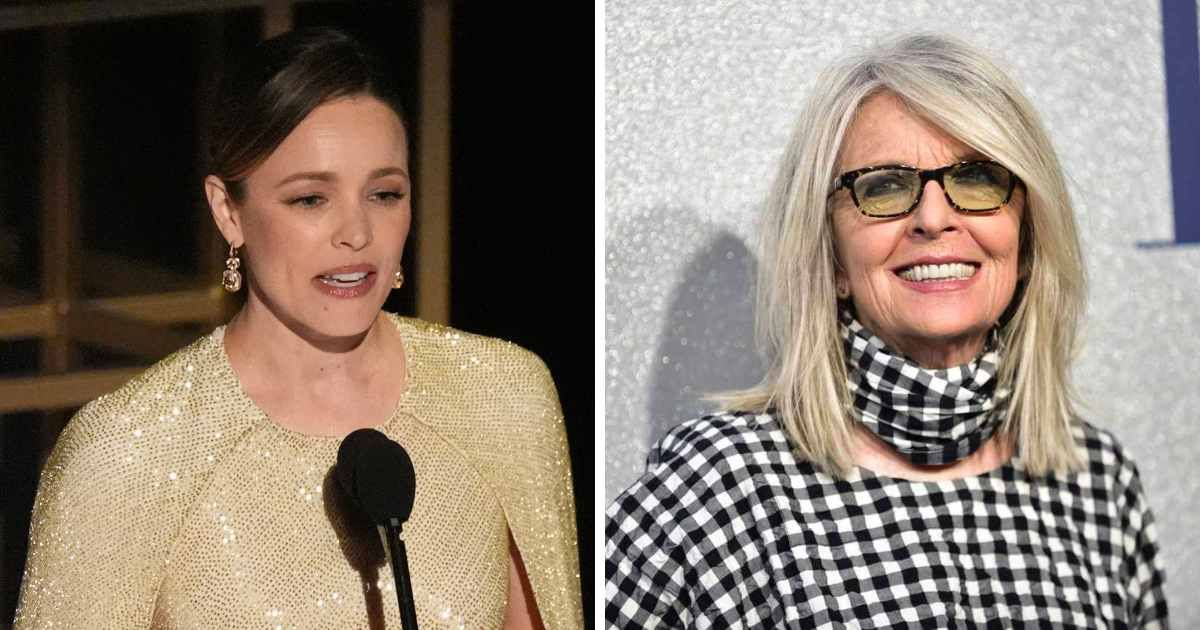 Rachel McAdams delivered an emotional tribute honoring Diane Keaton’s lasting influence on Hollywood (Getty Images, AP Photos)