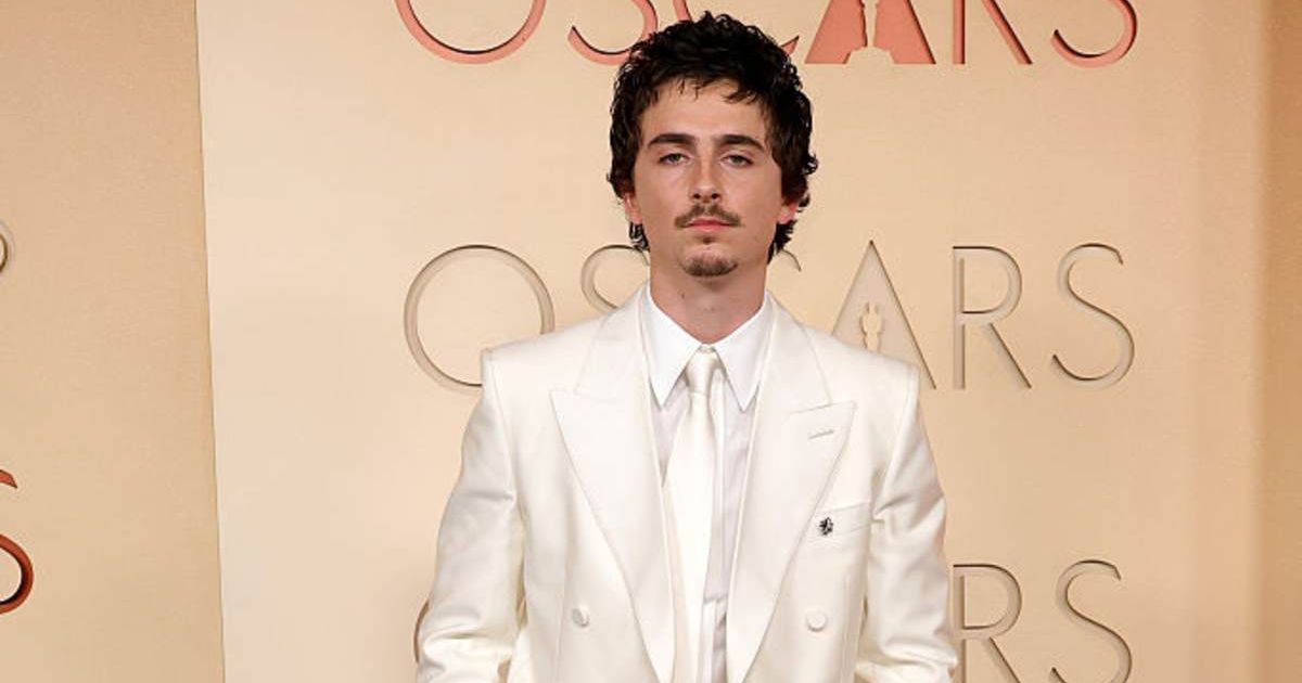 A viral rumor claimed that Timothée Chalamet was kicked out of the 98th Academy Awards (Photo by Kevin Mazur/Getty Images)