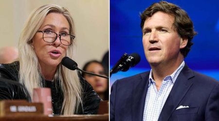 MTG says Tucker Carlson targeted because he could win presidency in 2028: 'They're terrified'