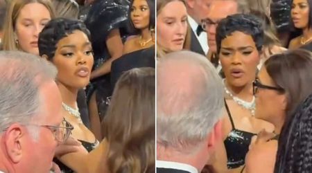 Teyana Taylor confronts Oscars security guard after backstage scuffle: 'He literally shoved me'