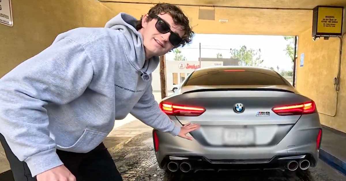 YouTuber Nick Shirley spoke in a video alleging large-scale childcare payment fraud in California (@nickshirleyy/X)