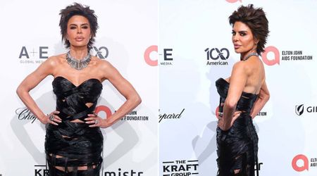 Lisa Rinna’s 11-pound human hair gown sparks backlash at 2026 Oscars: ‘Anything for attention’