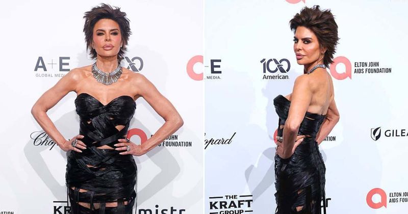 Lisa Rinna’s 11-pound human hair gown sparks backlash at 2026 Oscars: ‘Anything for attention’