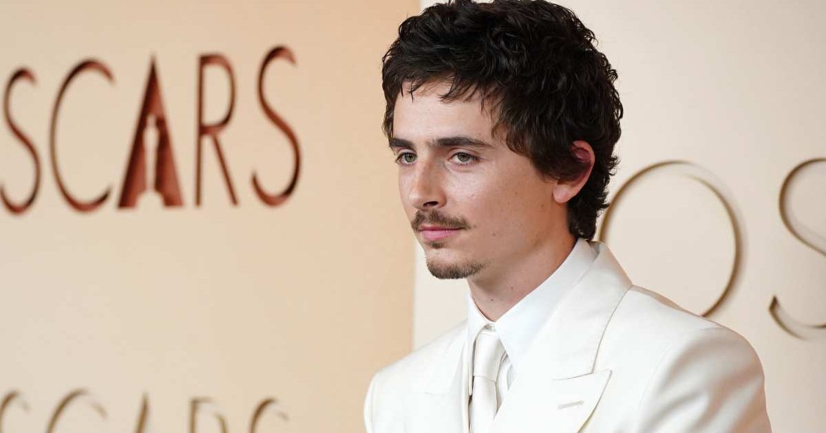 Timothee Chalamet arrived at the 2026 Oscars at the Dolby Theatre in Los Angeles (Jordan Strauss/Invision/AP)