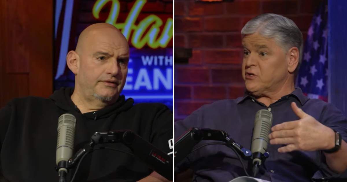Sean Hannity apologized to Senator Fetterman and admitted to 'getting it all wrong' during a conversation on his podcast (Hang Out with Sean Hannity/ Youtube)