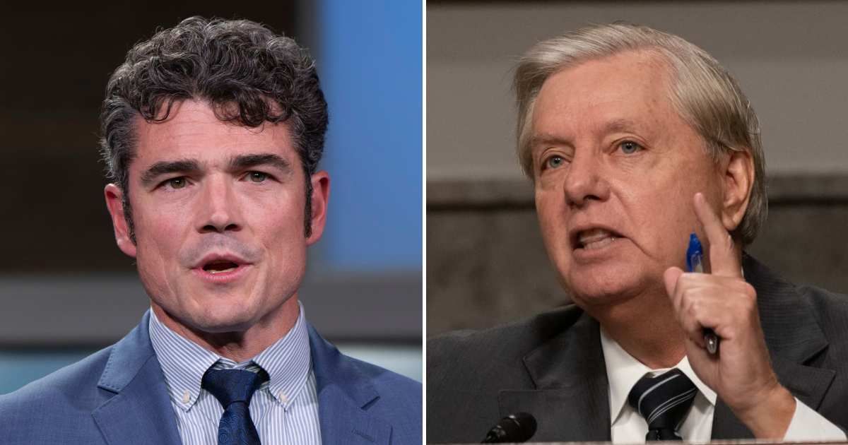 Lindsey Graham said Tehran’s claim that it possessed enough nuclear material for 10 bombs catalyzed the current military operation (AP/Getty Images)