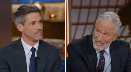 Jon Stewart cringes as Dem Matt Mahan touts 'dashboards' amid concerns over government spending