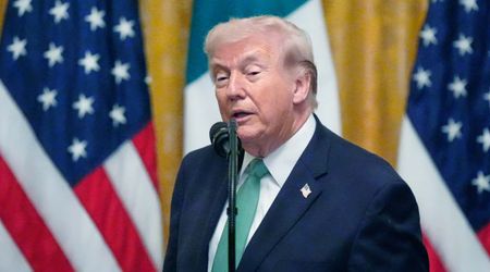 Trump jokes he spent ‘whole day’ with Irish instead of ‘Iranians’ at Shamrock event