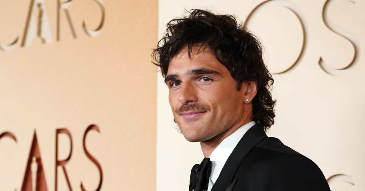 Jacob Elordi arrives at the Oscars on Sunday, March 15, 2026, at the Dolby Theatre in Los Angeles (Jordan Strauss/Invision/AP)