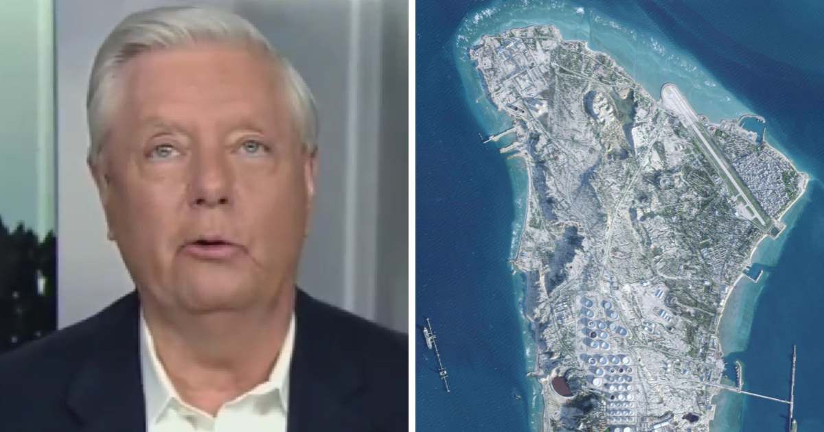 Lindsey Graham says controlling Kharg Island could determine the outcome of the Iran war (Screengrab/@Acyn/X, AP Photo)
