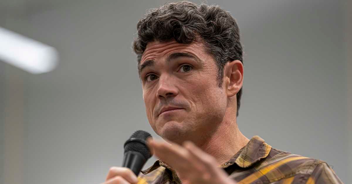 Several social media posts claimed Joe Kent resigned because he knew a false flag was coming (Nathan Howard/Getty Images)