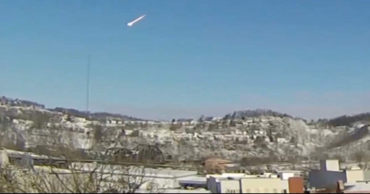 NASA reports that a suspected meteor reportedly created a 'daylight fireball' above Ohio on March 17 (Jared Rackley via AP)