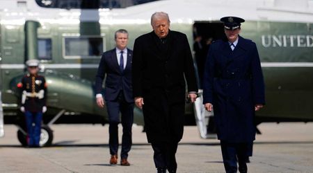 Trump, Hegseth pay final tribute to 6 airmen killed in Iraq KC-135 crash