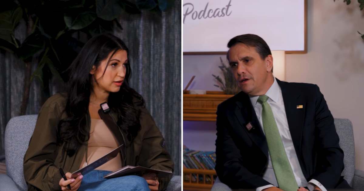 Todd Blanche firmly dismissed conspiracy theories related to Jeffrey Epstein as Katie Miller pressed him on the issue (Katie Miller Pod/ Youtube)