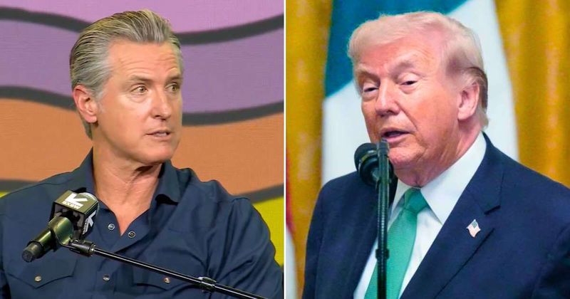 Newsom accuses Trump of opposing LGBTQ and women rights: 'He wants to put America in reverse'