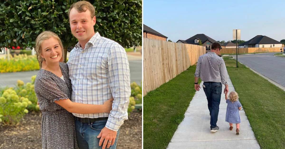 Joseph Duggar’s final Instagram post showed a heartwarming moment with his wife and daughter.  (@littleduggarfamily/Instagram)